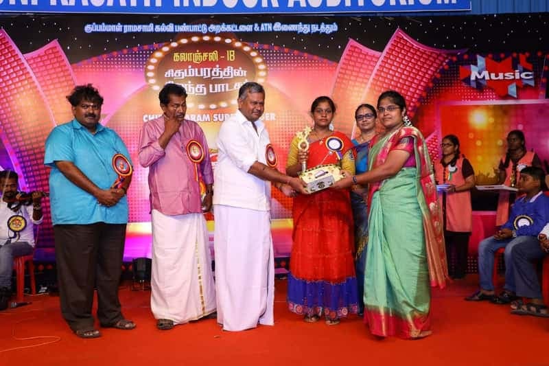Got 1st price in singing district level