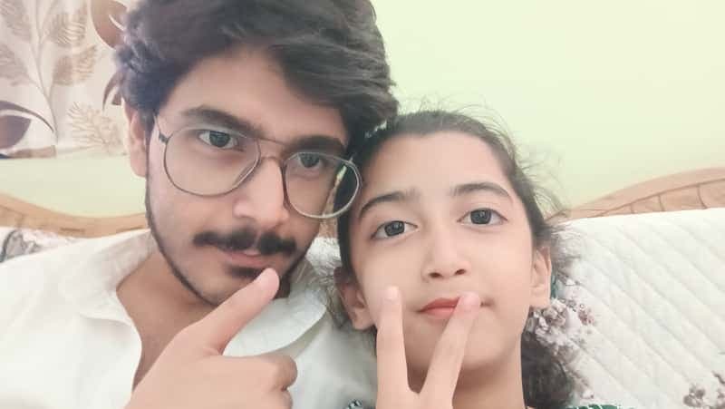 With my student of class 4